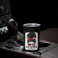 Trini Dominican Girl Tumbler Cup Yes Im Both Trinidad And Tobago Dominican Pride