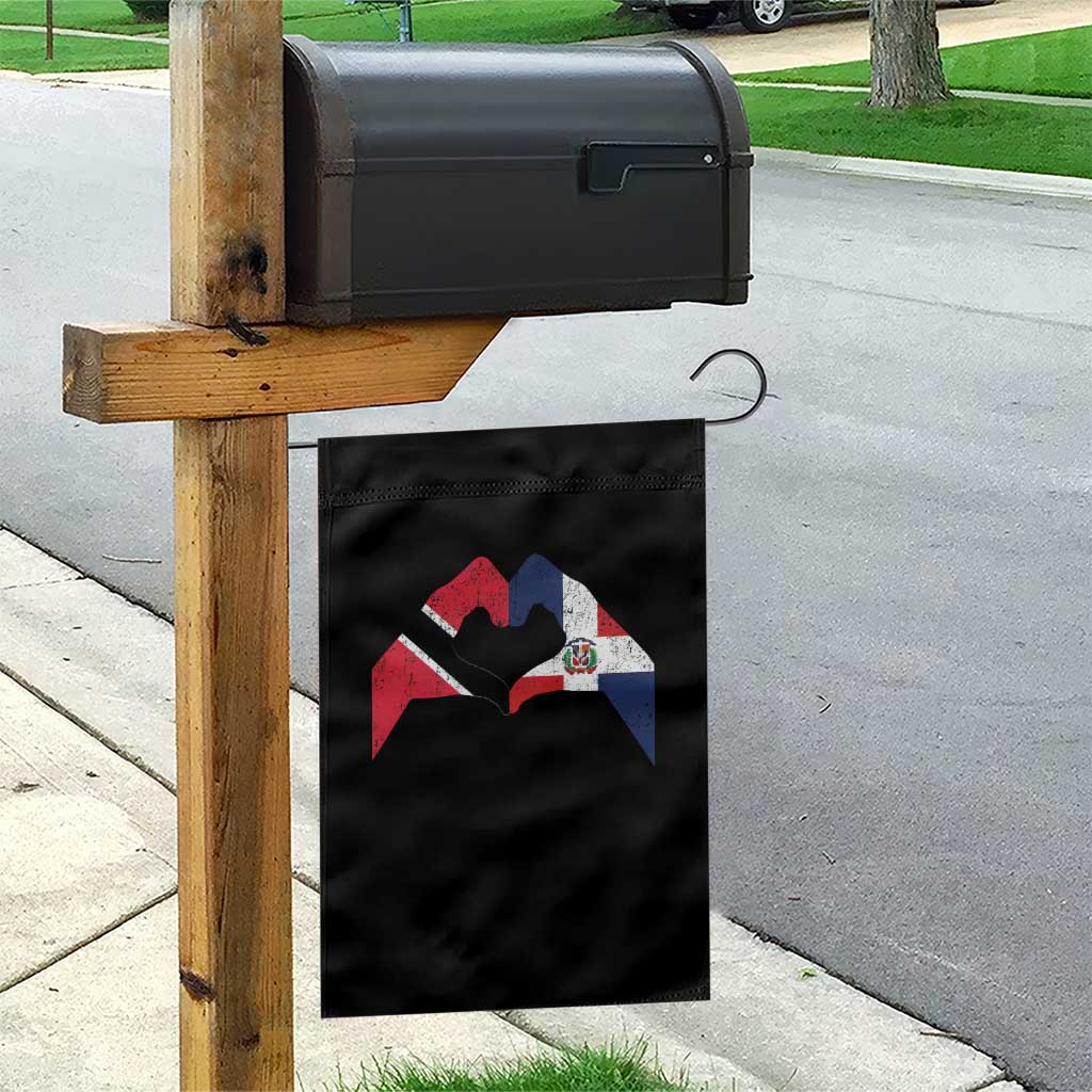 Trinidad and Tobago Dominican Garden Flag Two Flags One Heart