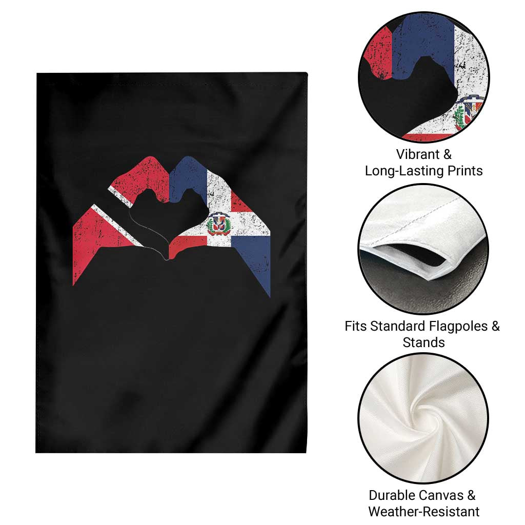 Trinidad and Tobago Dominican Garden Flag Two Flags One Heart
