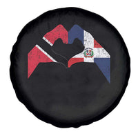 Trinidad and Tobago Dominican Spare Tire Cover Two Flags One Heart