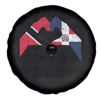 Trinidad and Tobago Dominican Spare Tire Cover Two Flags One Heart