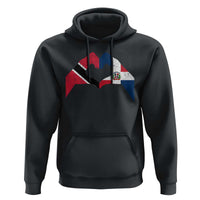 Trinidad and Tobago Dominican Hoodie Two Flags One Heart