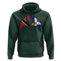 Trinidad and Tobago Dominican Hoodie Two Flags One Heart