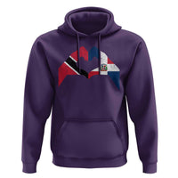 Trinidad and Tobago Dominican Hoodie Two Flags One Heart