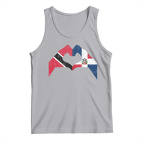 Trinidad and Tobago Dominican Tank Top Two Flags One Heart