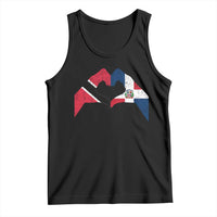 Trinidad and Tobago Dominican Tank Top Two Flags One Heart