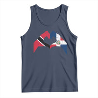Trinidad and Tobago Dominican Tank Top Two Flags One Heart