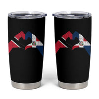Trinidad and Tobago Dominican Tumbler Cup Two Flags One Heart