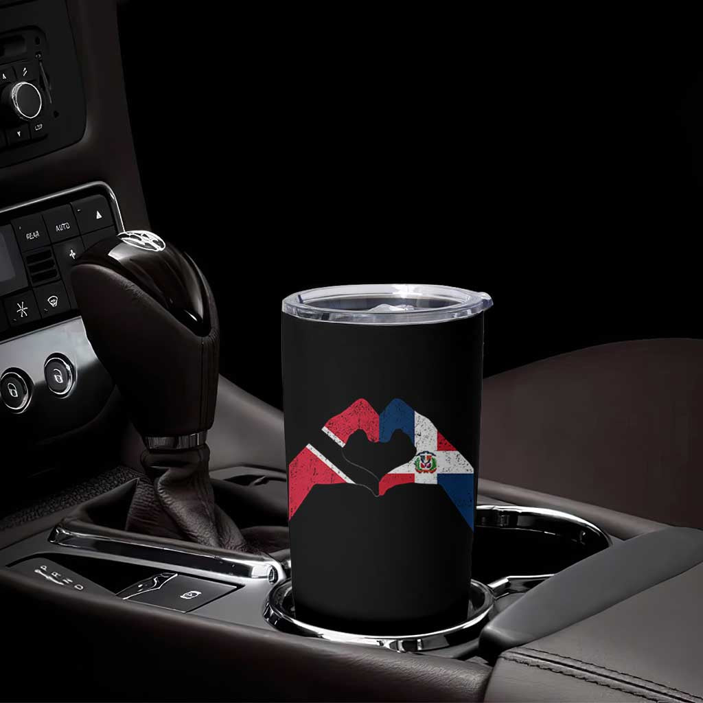 Trinidad and Tobago Dominican Tumbler Cup Two Flags One Heart