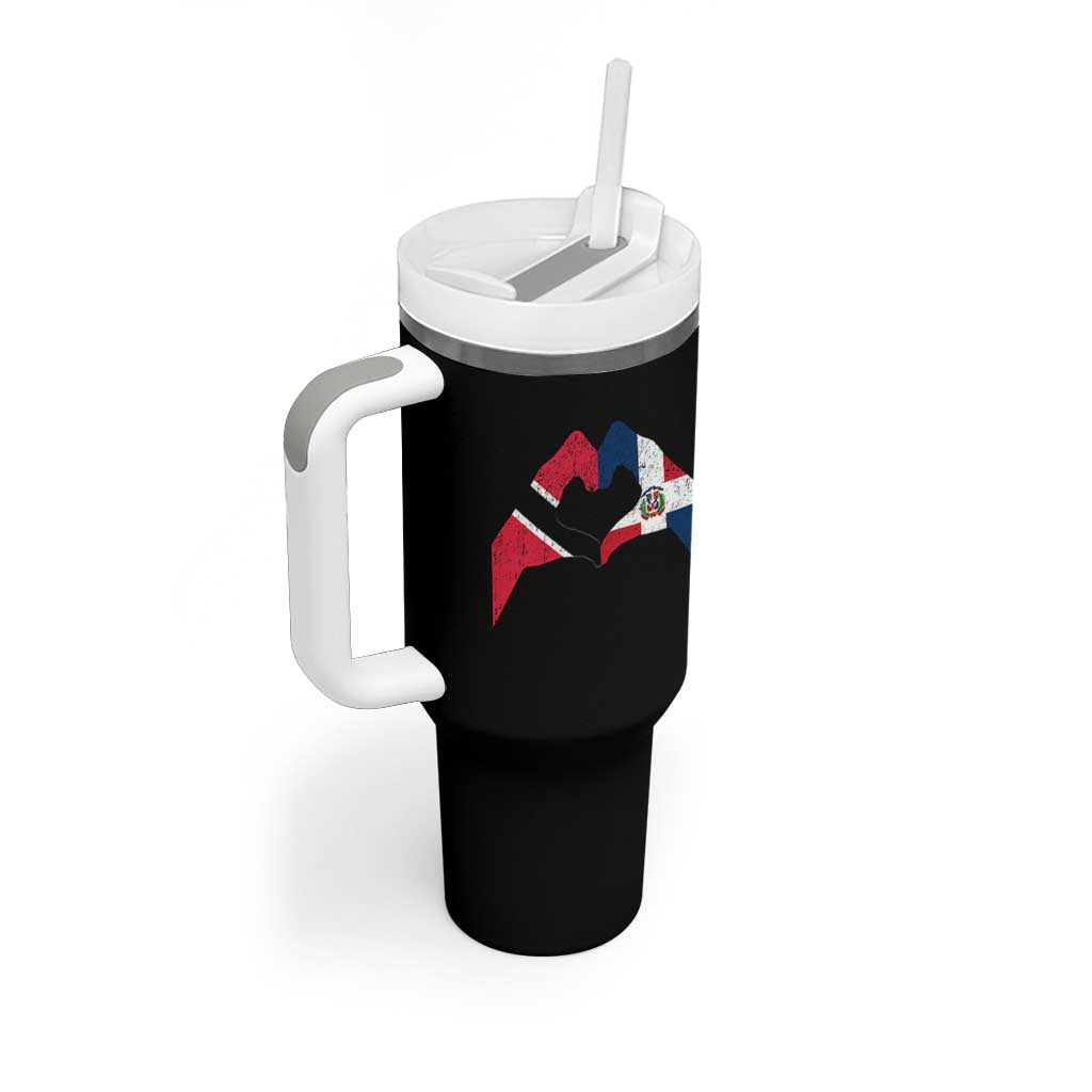 Trinidad and Tobago Dominican Tumbler With Handle Two Flags One Heart