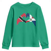 Trinidad and Tobago Dominican Youth Sweatshirt Two Flags One Heart