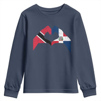 Trinidad and Tobago Dominican Youth Sweatshirt Two Flags One Heart