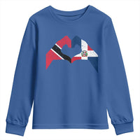 Trinidad and Tobago Dominican Youth Sweatshirt Two Flags One Heart