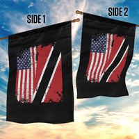 USA Trinidad and Tobago Garden Flag Retro Vintage American Trini Pride Flag