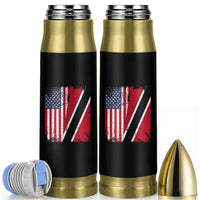 USA Trinidad and Tobago Bullet Tumbler Retro Vintage American Trini Pride Flag