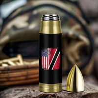 USA Trinidad and Tobago Bullet Tumbler Retro Vintage American Trini Pride Flag