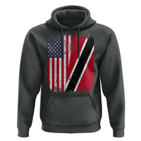 USA Trinidad and Tobago Hoodie Retro Vintage American Trini Pride Flag