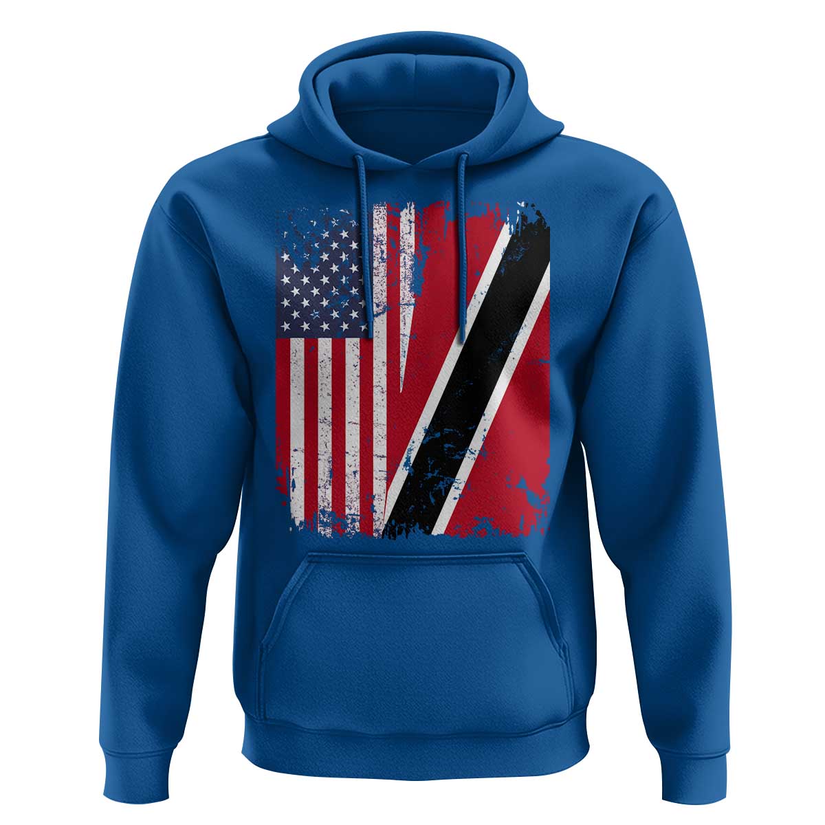 USA Trinidad and Tobago Hoodie Retro Vintage American Trini Pride Flag