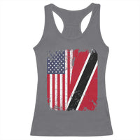 USA Trinidad and Tobago Racerback Tank Top Retro Vintage American Trini Pride Flag
