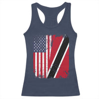 USA Trinidad and Tobago Racerback Tank Top Retro Vintage American Trini Pride Flag