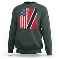 USA Trinidad and Tobago Sweatshirt Retro Vintage American Trini Pride Flag