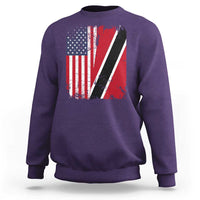 USA Trinidad and Tobago Sweatshirt Retro Vintage American Trini Pride Flag