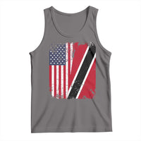 USA Trinidad and Tobago Tank Top Retro Vintage American Trini Pride Flag