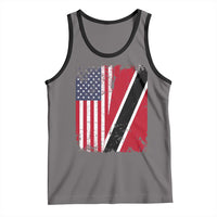 USA Trinidad and Tobago Tank Top Retro Vintage American Trini Pride Flag