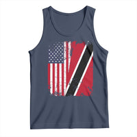 USA Trinidad and Tobago Tank Top Retro Vintage American Trini Pride Flag