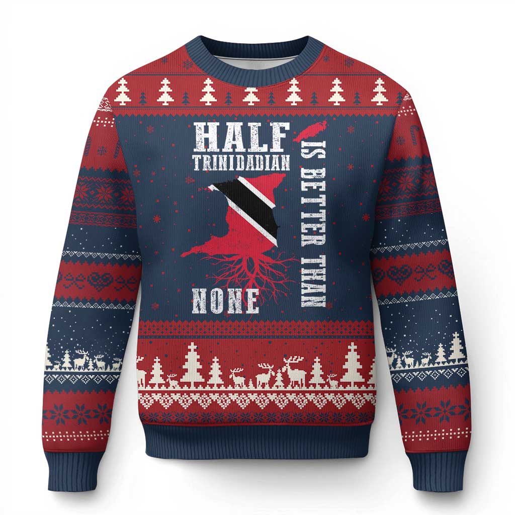 Half Trinidadian Ugly Christmas Sweater Is Better Than None Trini Pride