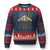 Retro Camo B2 Spirit Ugly Christmas Sweater B-2 Bomber Stealth Aircraft Camouflage US Flag Patriotic - Wonder Print Shop