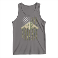 Retro Camo B2 Spirit Tank Top B-2 Bomber Stealth Aircraft Camouflage US Flag Patriotic - Wonder Print Shop