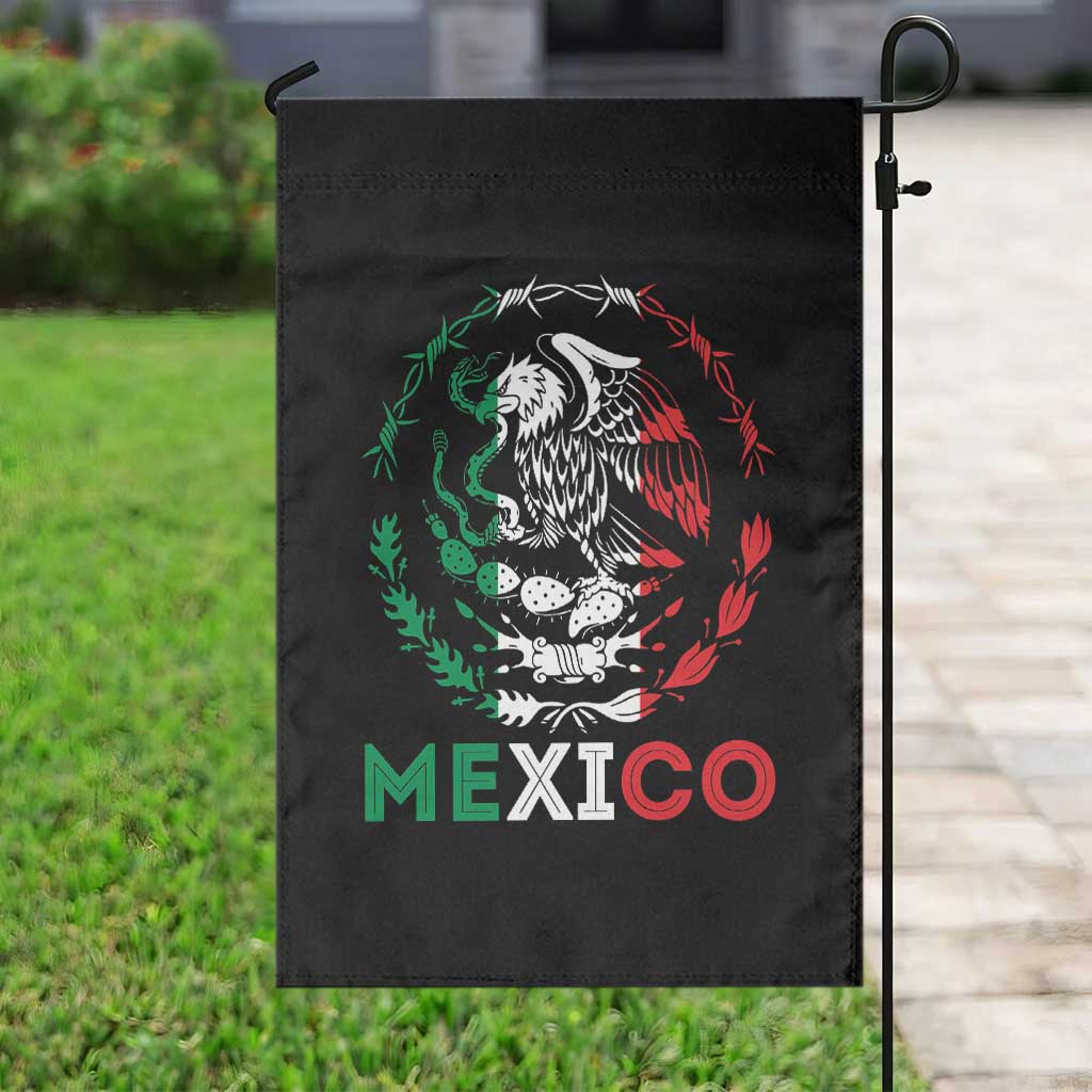 Mexico Coat of Arms Garden Flag Eagle Mexican Flag Mexico Heritage Roots - Wonder Print Shop