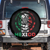 Mexico Coat of Arms Spare Tire Cover Eagle Mexican Flag Mexico Heritage Roots - Wonder Print Shop