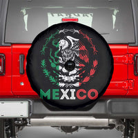 Mexico Coat of Arms Spare Tire Cover Eagle Mexican Flag Mexico Heritage Roots - Wonder Print Shop