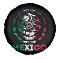 Mexico Coat of Arms Spare Tire Cover Eagle Mexican Flag Mexico Heritage Roots - Wonder Print Shop