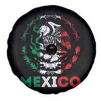 Mexico Coat of Arms Spare Tire Cover Eagle Mexican Flag Mexico Heritage Roots - Wonder Print Shop