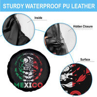 Mexico Coat of Arms Spare Tire Cover Eagle Mexican Flag Mexico Heritage Roots - Wonder Print Shop