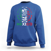 Mexico Coat of Arms Sweatshirt Eagle Mexican Flag Mexico Heritage Roots - Wonder Print Shop