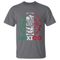 Mexico Coat of Arms T Shirt Eagle Mexican Flag Mexico Heritage Roots - Wonder Print Shop
