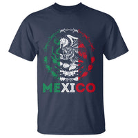Mexico Coat of Arms T Shirt Eagle Mexican Flag Mexico Heritage Roots - Wonder Print Shop