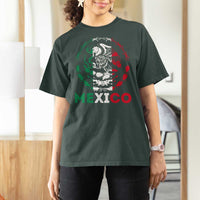 Mexico Coat of Arms T Shirt For Women Eagle Mexican Flag Mexico Heritage Roots - Wonder Print Shop