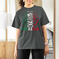 Mexico Coat of Arms T Shirt For Women Eagle Mexican Flag Mexico Heritage Roots - Wonder Print Shop