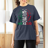 Mexico Coat of Arms T Shirt For Women Eagle Mexican Flag Mexico Heritage Roots - Wonder Print Shop