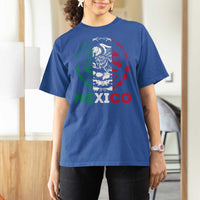 Mexico Coat of Arms T Shirt For Women Eagle Mexican Flag Mexico Heritage Roots - Wonder Print Shop