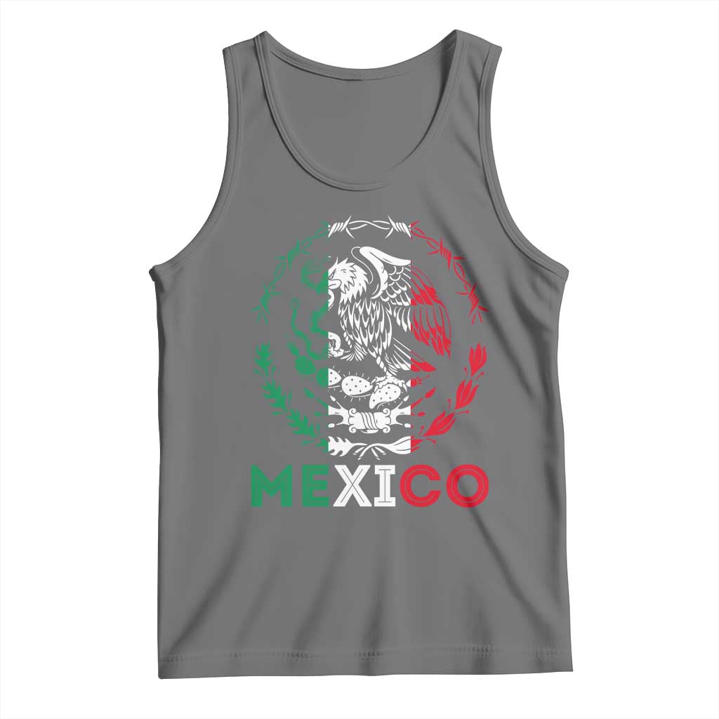 Mexico Coat of Arms Tank Top Eagle Mexican Flag Mexico Heritage Roots - Wonder Print Shop