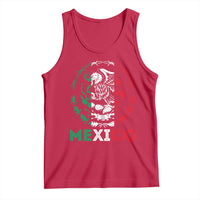 Mexico Coat of Arms Tank Top Eagle Mexican Flag Mexico Heritage Roots - Wonder Print Shop