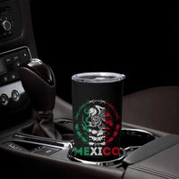 Mexico Coat of Arms Tumbler Cup Eagle Mexican Flag Mexico Heritage Roots - Wonder Print Shop