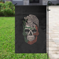 Mexico Coat of Arms Skull Garden Flag Eagle Mexican Flag Mexico Heritage Roots - Wonder Print Shop