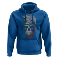 Mexico Coat of Arms Skull Hoodie Eagle Mexican Flag Mexico Heritage Roots - Wonder Print Shop